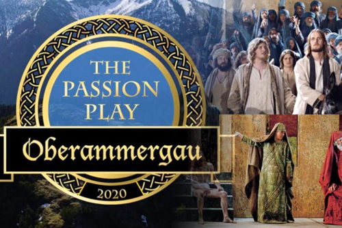 Oberammergaun kärsimysnäytelmän logo