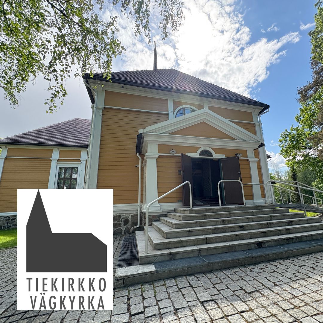 Nurmijärven kirkko ja Tiekirkko-tunnus