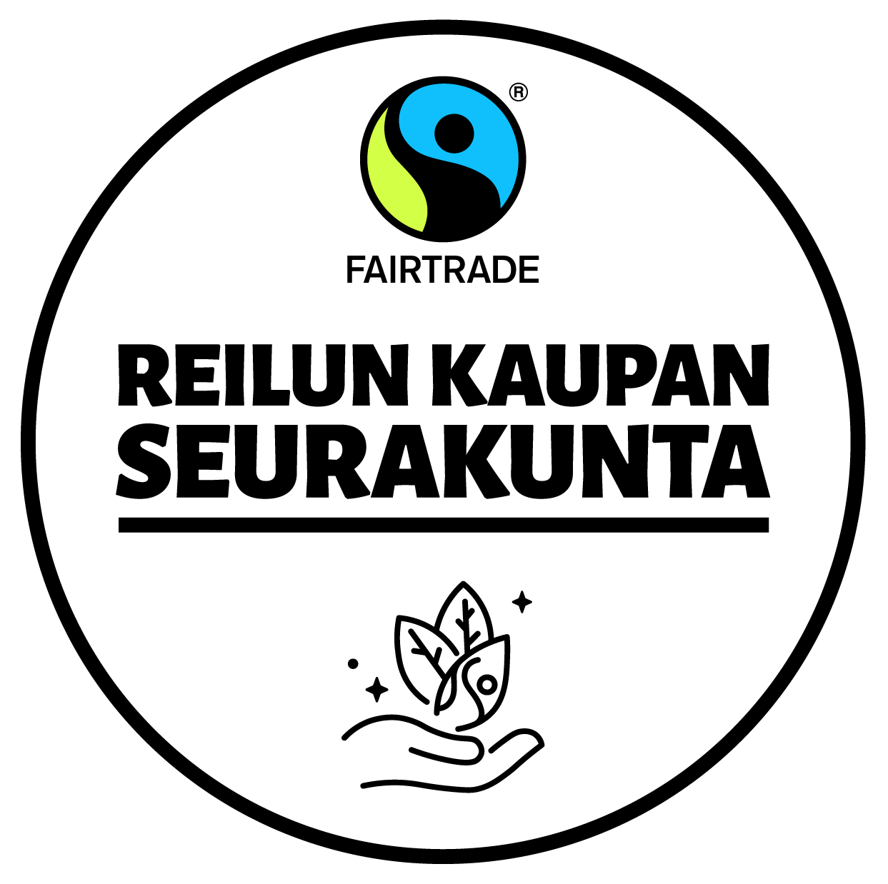 Reilun kaupan seurakunta -tunnus