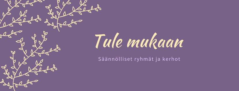 tule mukaan seurakunnan toimintaan bannerikuva