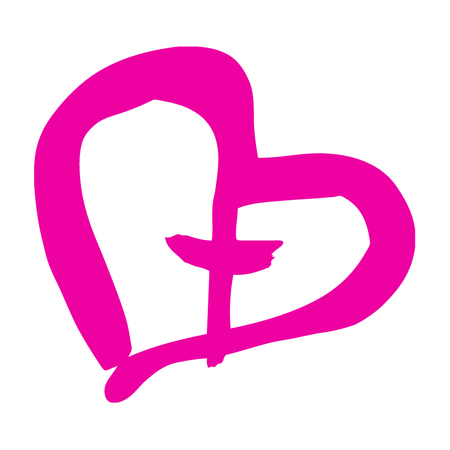 Yhteisvastuukeräyksen pinkki logo.